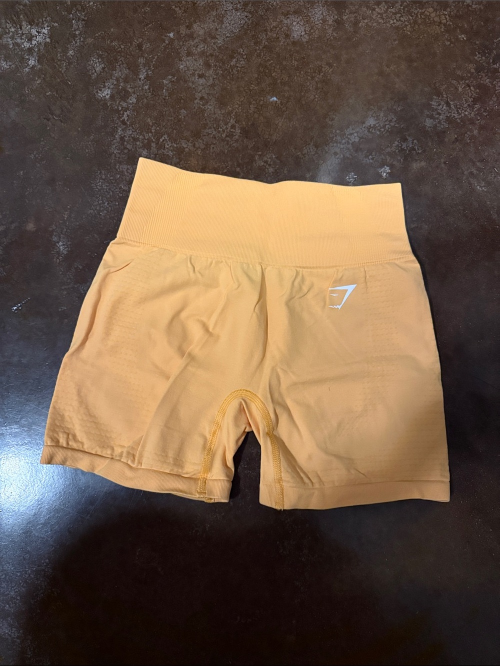Gymshark Women’s High-Waist Seamless Bike Shorts in Mustard